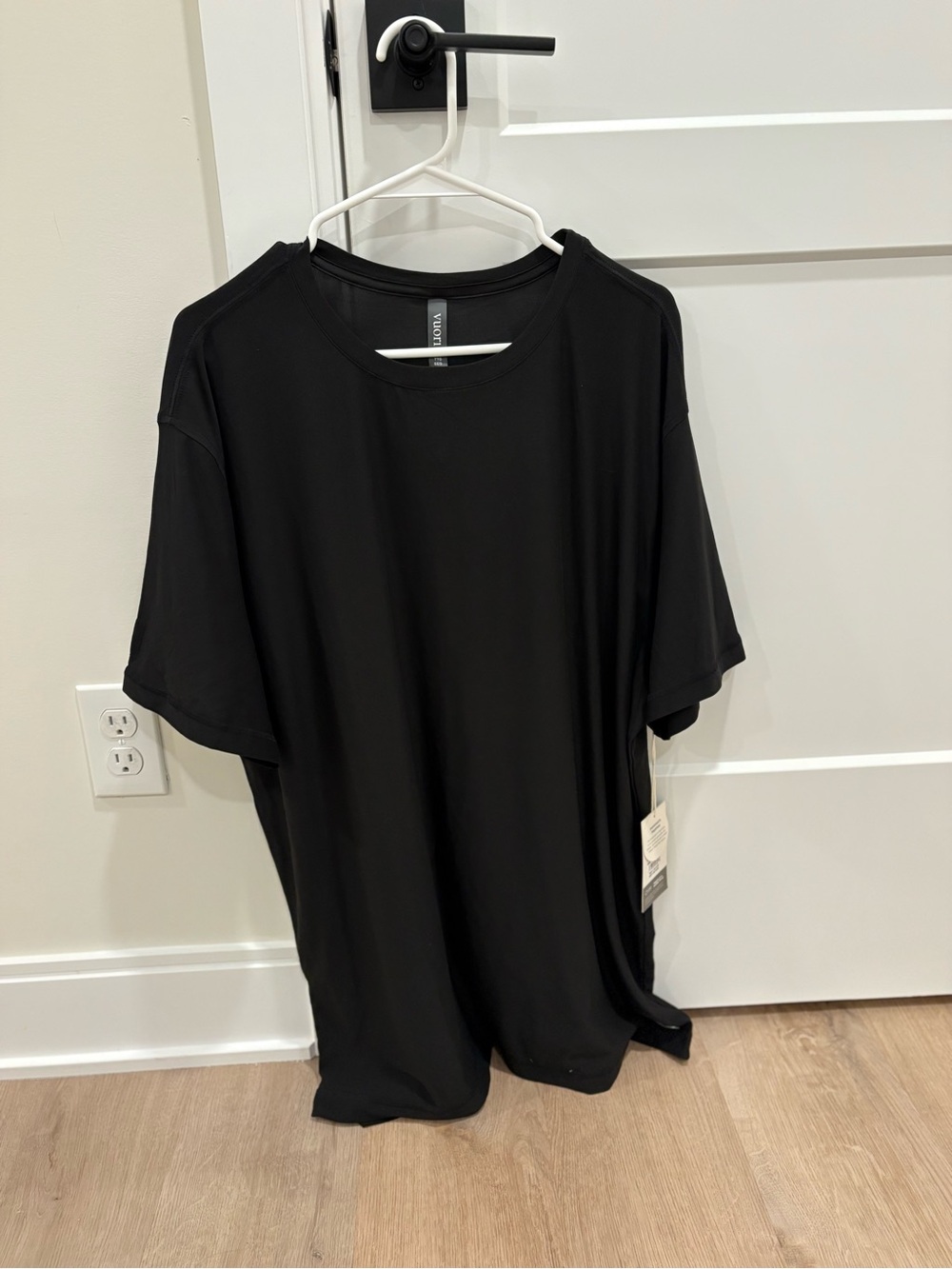 NWT Men’s Vuori Strato Tech Tee Black Short Sleeve Size XXL